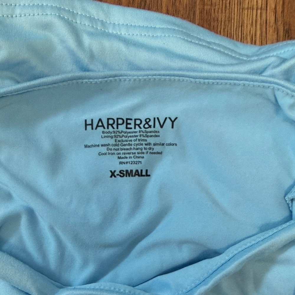 Light Blue Juniors  Top - Picture 3 of 3